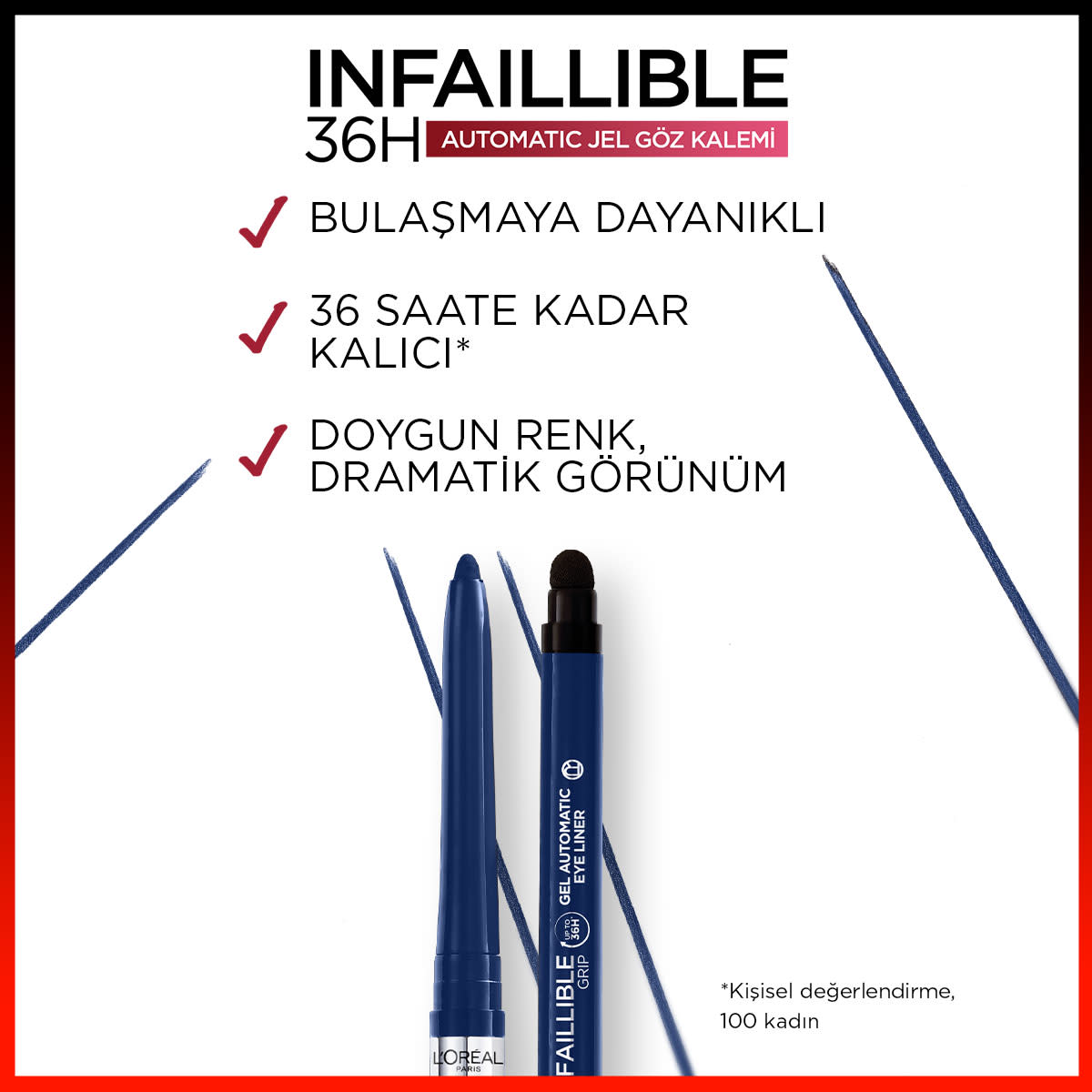 L'Oréal Paris Infaillible Automatic Jel Göz Kalemi - Mavi