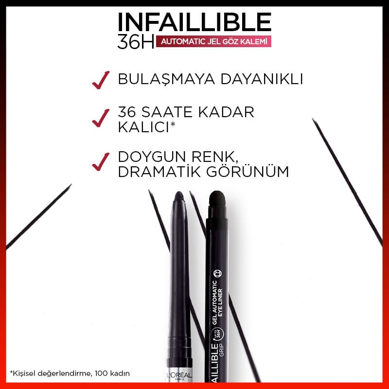 L'Oréal Paris Infaillible Automatic Jel Göz Kalemi - Mavi
