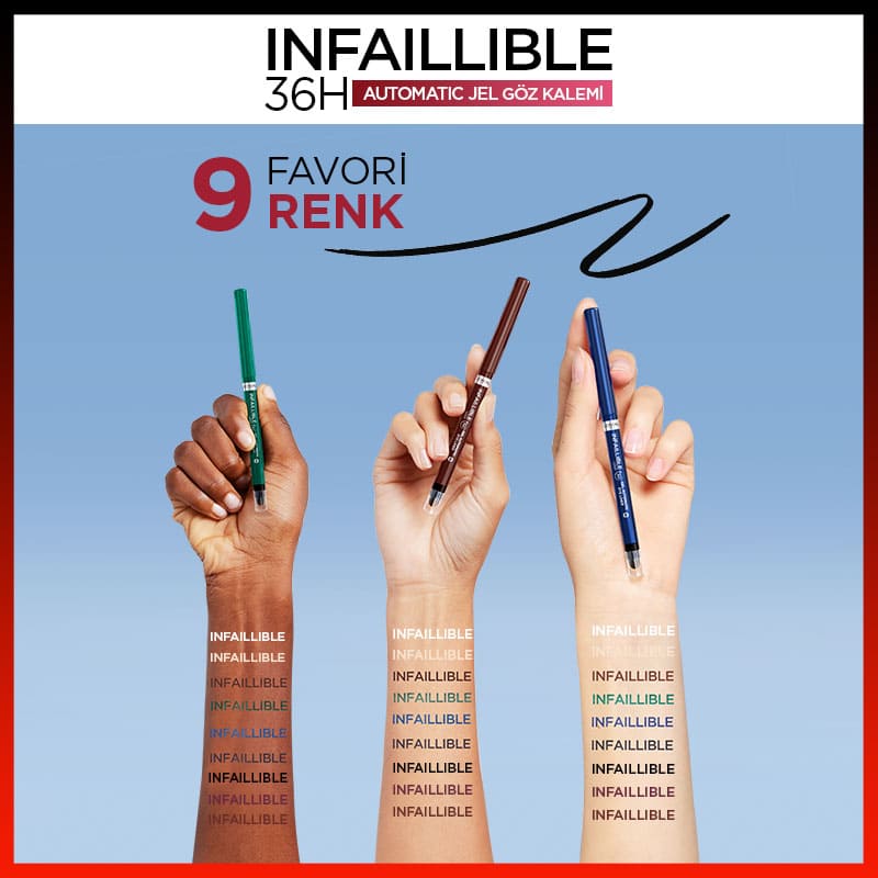 L'Oréal Paris Infaillible Automatic Jel Göz Kalemi - Mavi