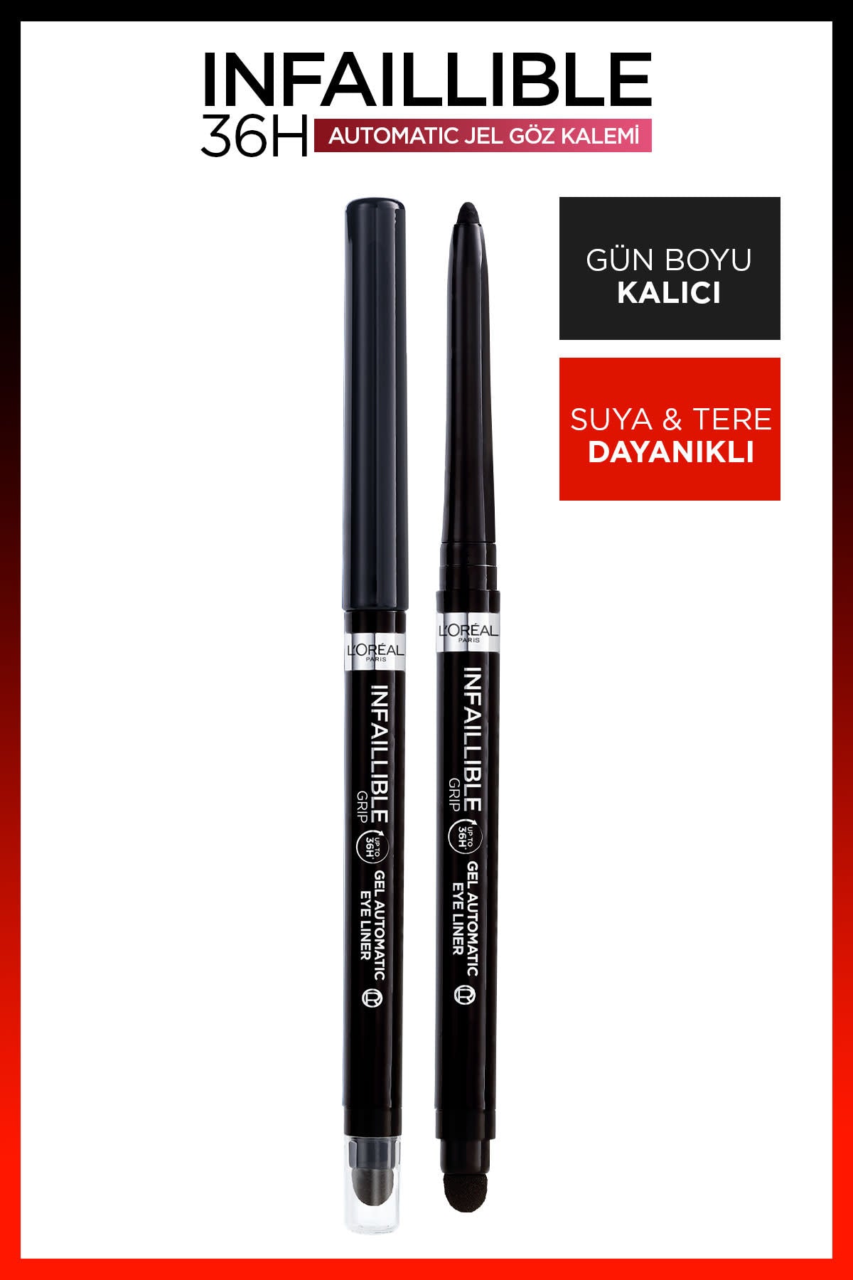 L'Oréal Paris Infaillible Automatic Jel Göz Kalemi - Yoğun Siyah