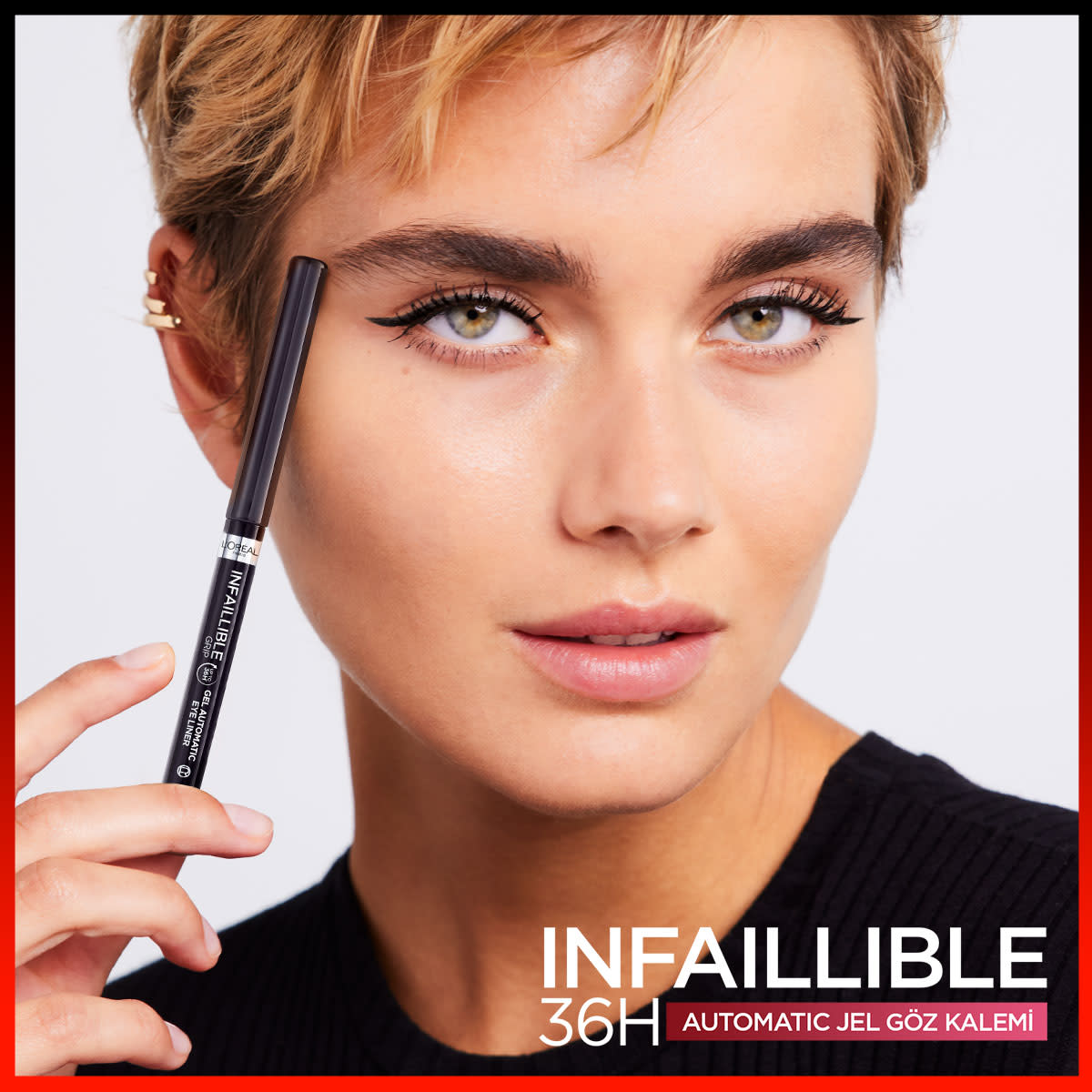 L'Oréal Paris Infaillible Automatic Jel Göz Kalemi - Yoğun Siyah