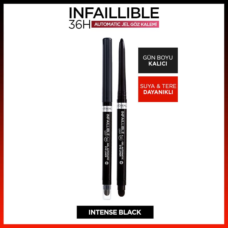 L'Oréal Paris Infaillible Automatic Jel Göz Kalemi - Yoğun Siyah