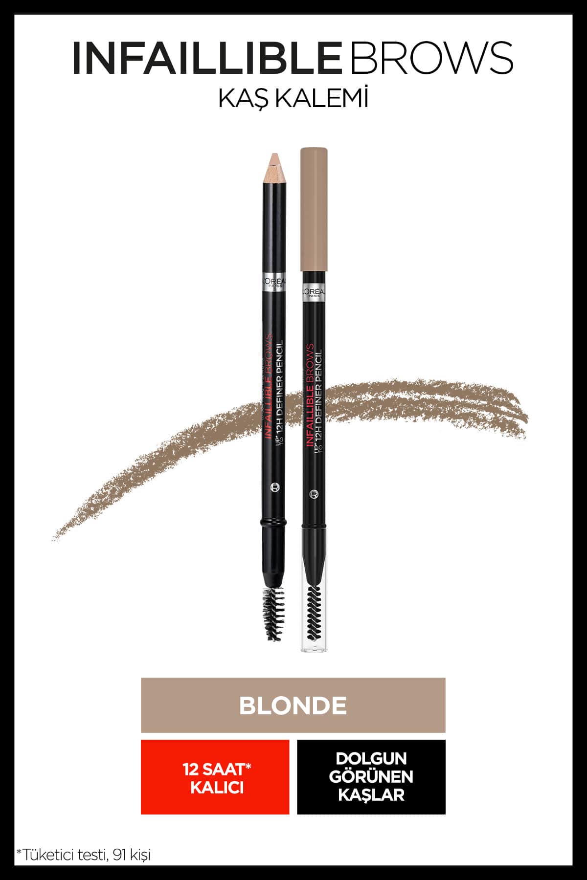 L'Oréal Paris Loreal Paris Infaillible Brows 12h Definer Pencil - 7.0 Blonde