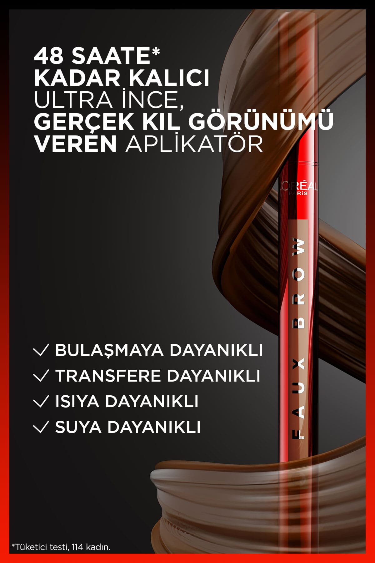 L'Oréal Paris Infaillible Faux Brow Ultra İnce Uçlu Kaş Kalemi - Dark Brunette