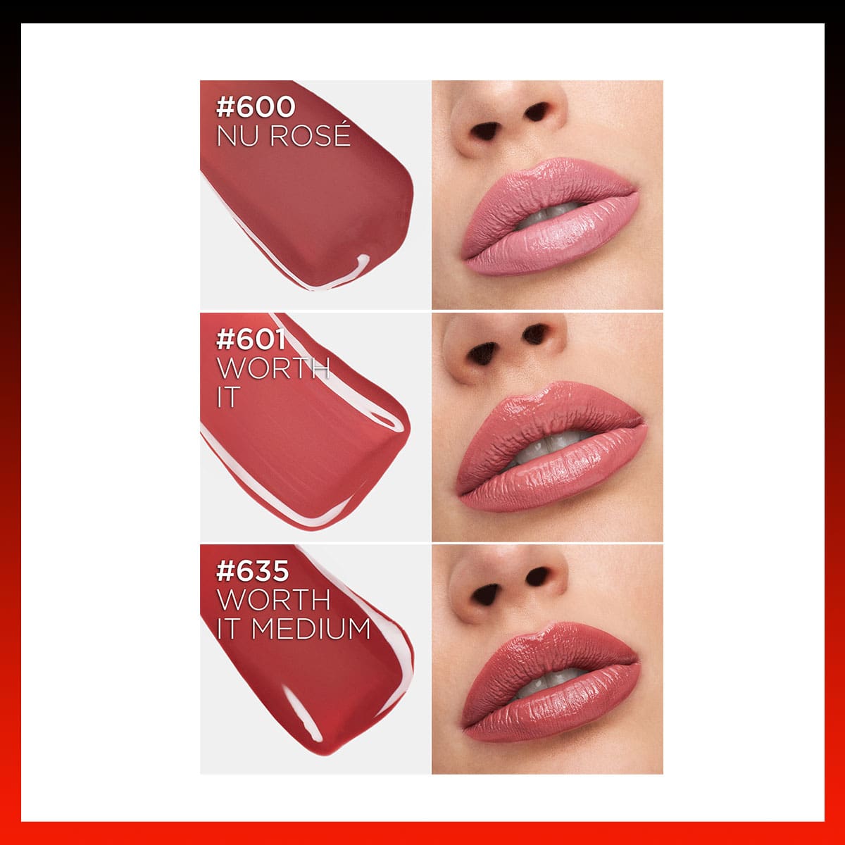 L'Oréal Paris Infaillible Laque Resistance Likit Parlak Ruj - 601 Worth It