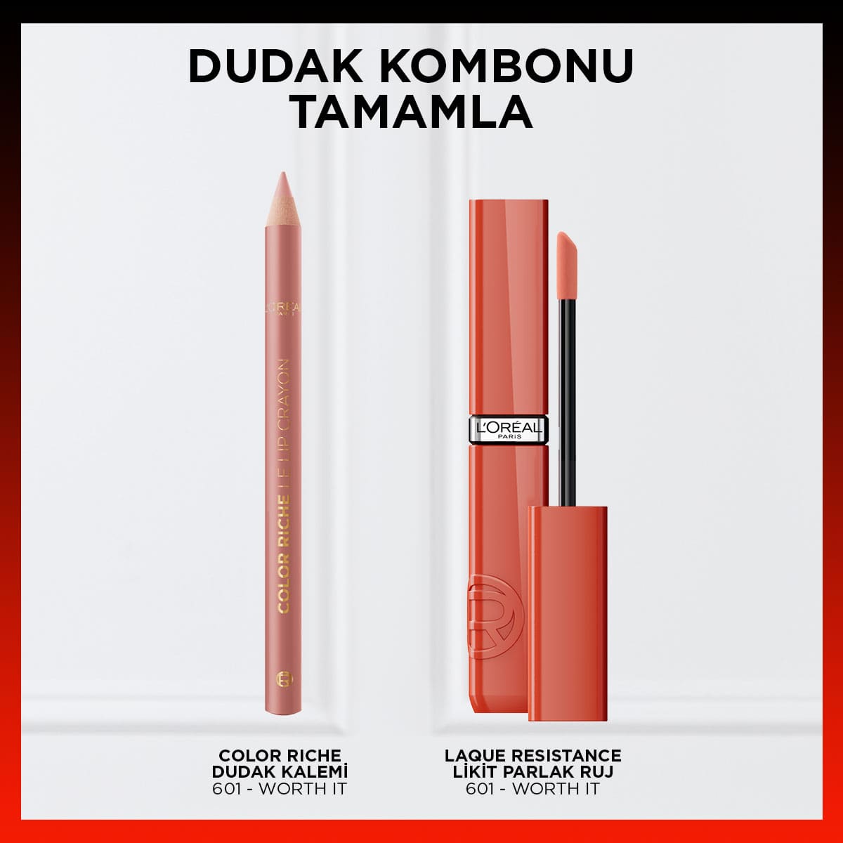 L'Oréal Paris Infaillible Laque Resistance Likit Parlak Ruj - 601 Worth It