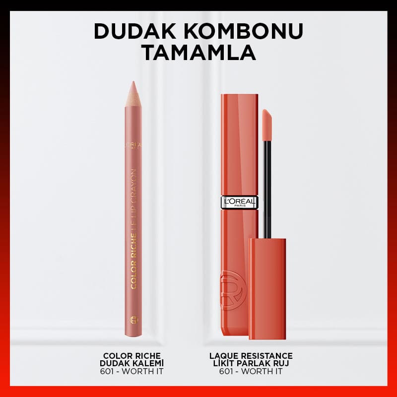 L'Oréal Paris Infaillible Laque Resistance Likit Parlak Ruj - 601 Worth It