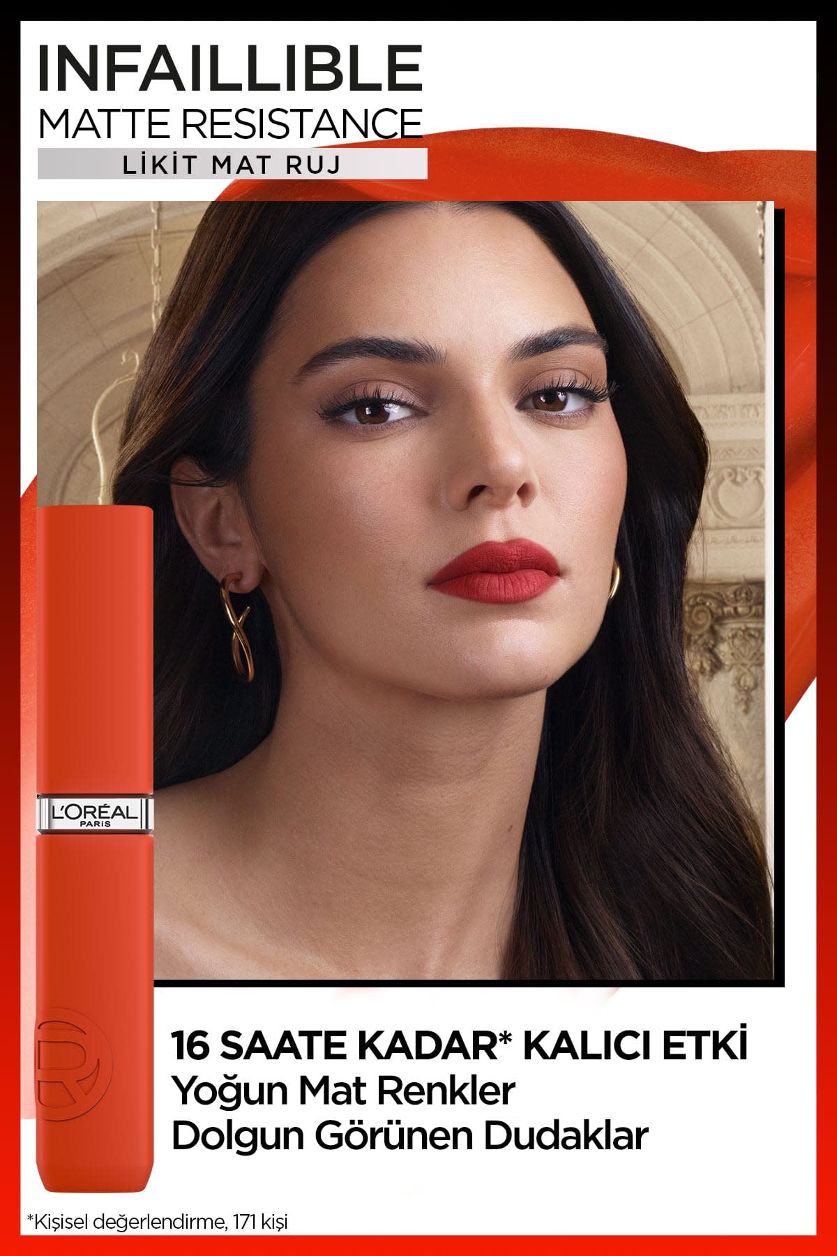 L'Oréal Paris Infaillible Matte Resistance Likit Mat Ruj - 420 Le Rouge Paris