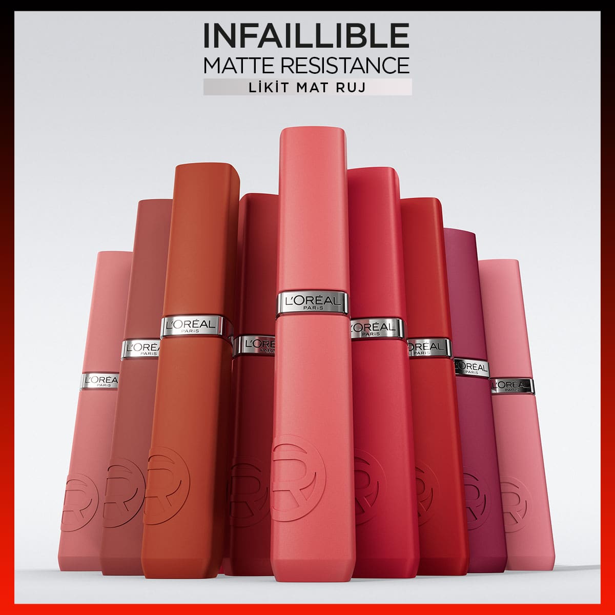 L'Oréal Paris Infaillible Matte Resistance Likit Mat Ruj - 420 Le Rouge Paris