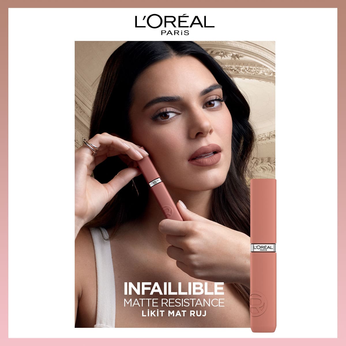 L'Oréal Paris Infaillible Matte Resistance Likit Mat Ruj - 635 Worth It (Medium)