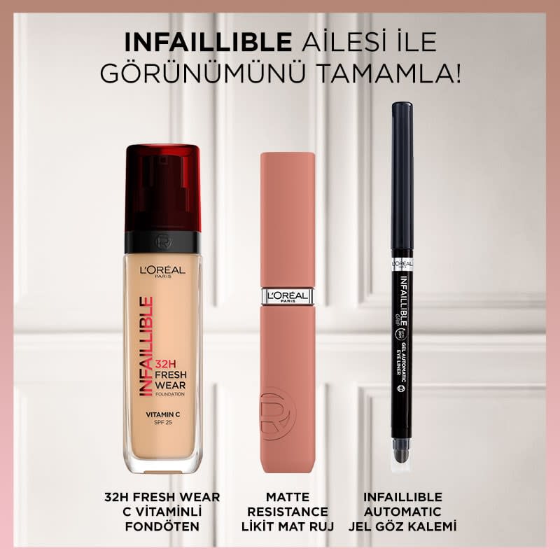 L'Oréal Paris Infaillible Matte Resistance Likit Mat Ruj - 635 Worth It (Medium)