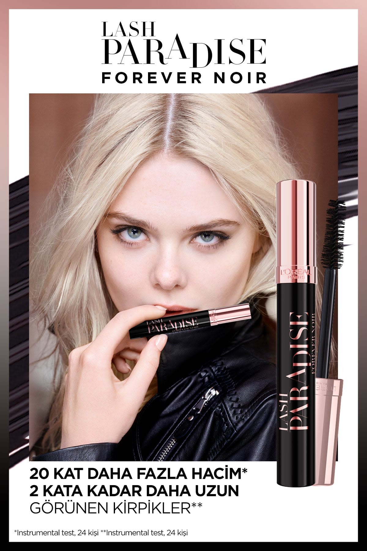 L'Oréal Paris Lash Paradise Forever Noir Maskara