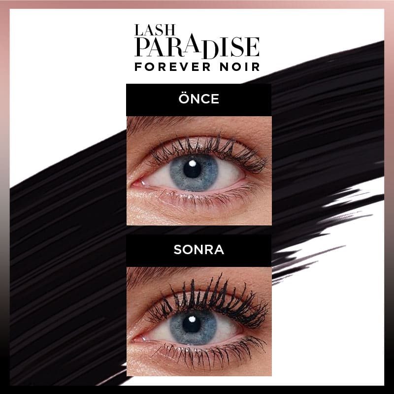 L'Oréal Paris Lash Paradise Forever Noir Maskara