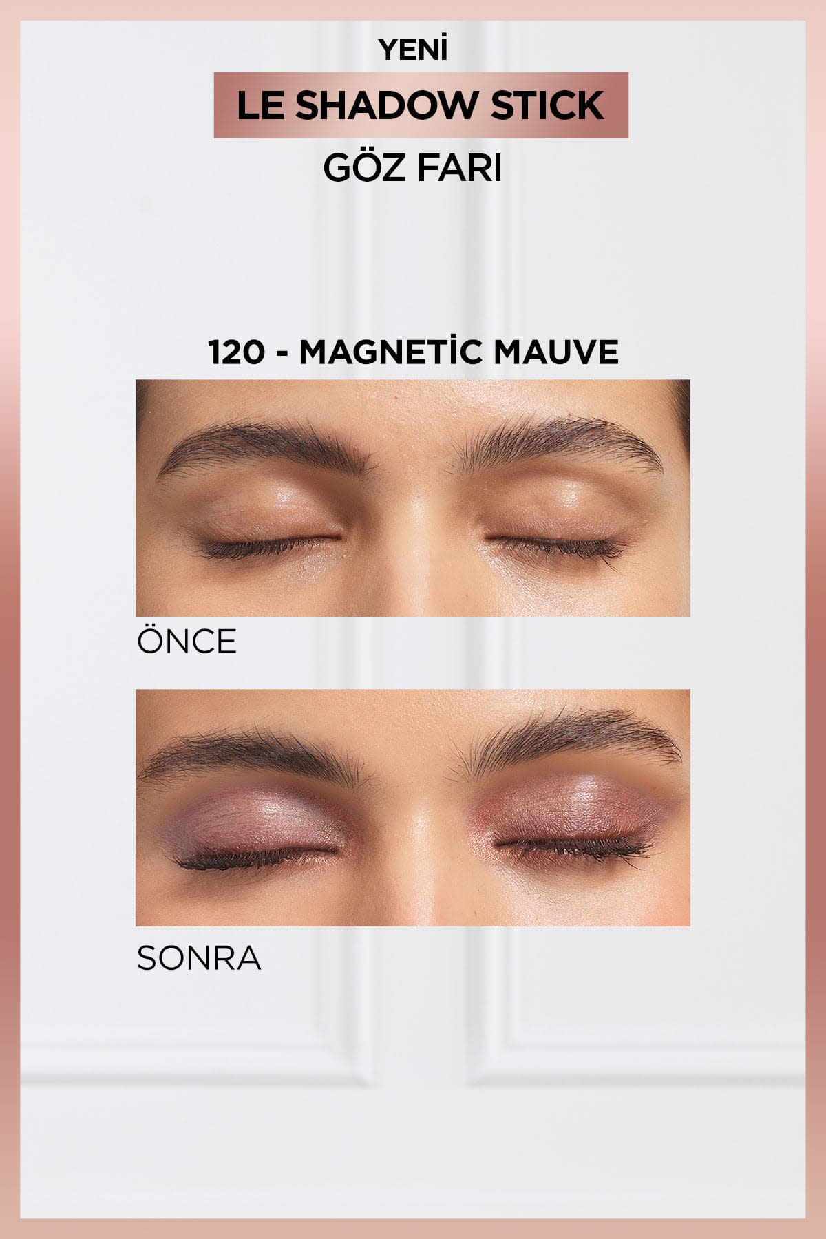 L'Oréal Paris Le Shadow Stick Göz Farı - 120 Magnetic Mauve