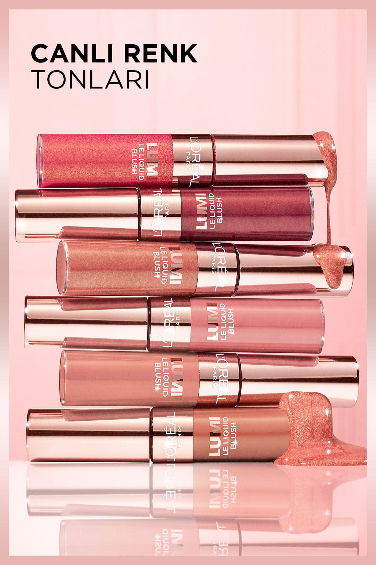 L’Oréal Paris Lumi Blush Likit Allık - 625 Glowy Gold Pink