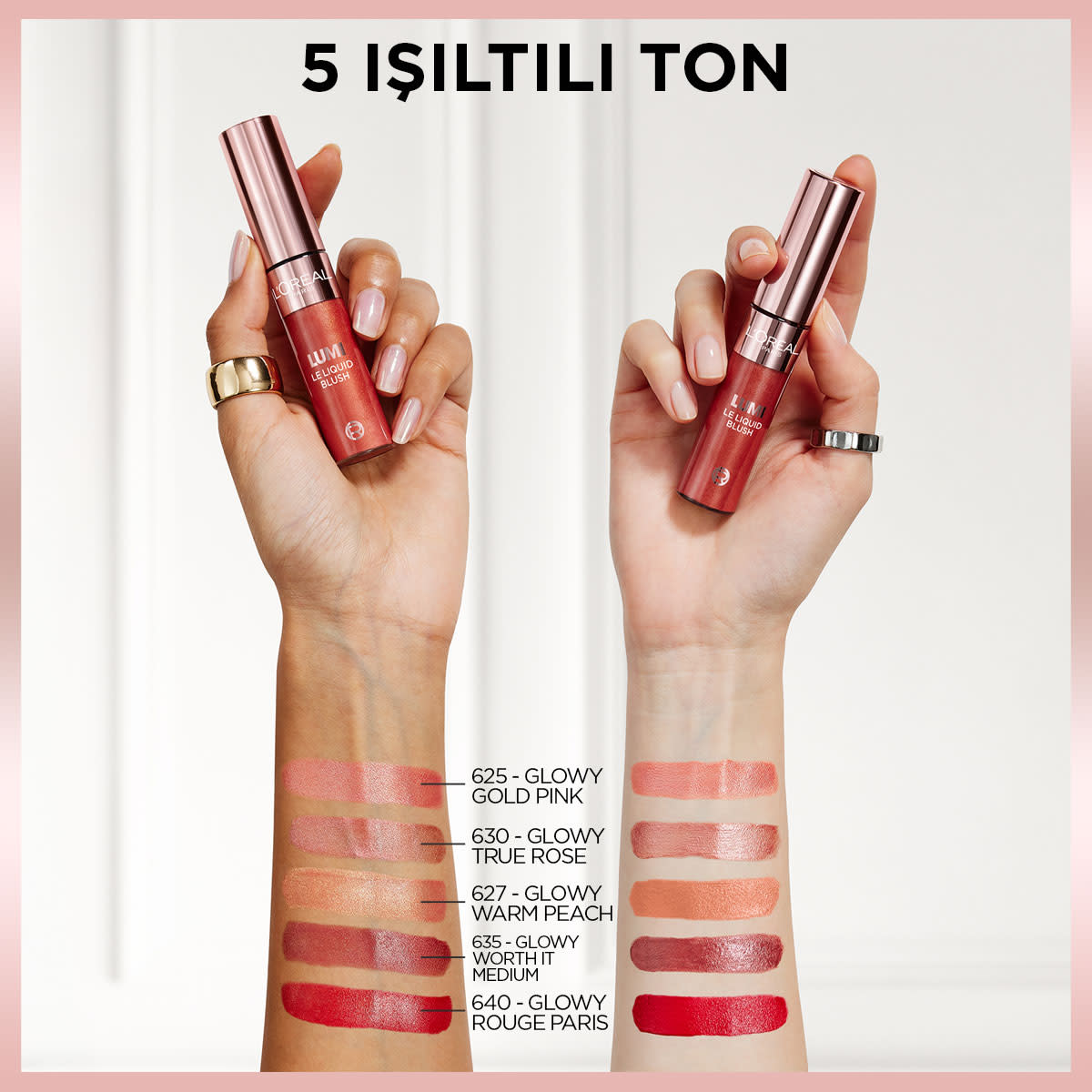 L’Oréal Paris Lumi Blush Likit Allık - 635 Glowy Worth It Medium