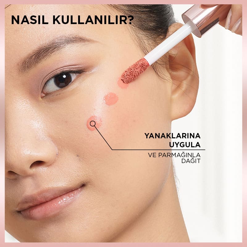 L’Oréal Paris Lumi Blush Likit Allık - 635 Glowy Worth It Medium