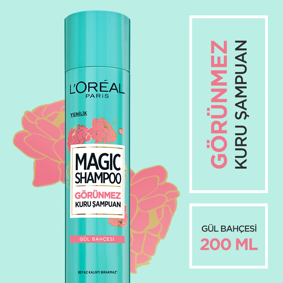 L'Oréal Paris Magic Shampoo Görünmez Kuru Şampuan 200ml -Gül Bahçesi