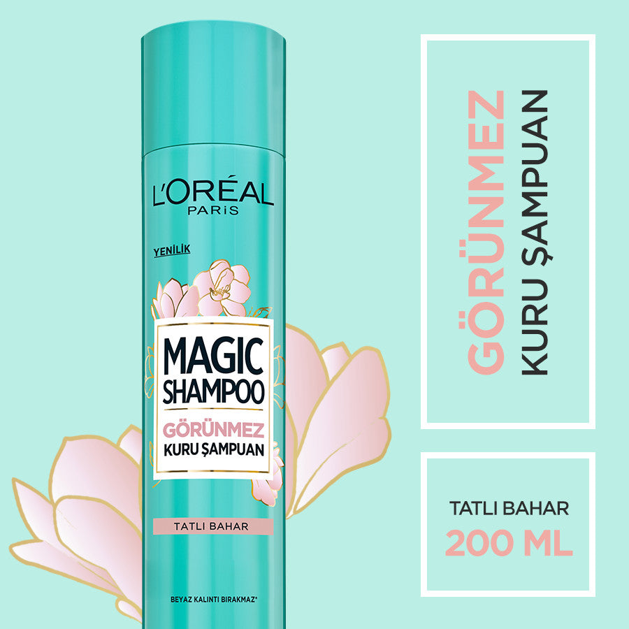 L'Oréal Paris Magic Shampoo Görünmez Kuru Şampuan 200ml -Tatlı Bahar