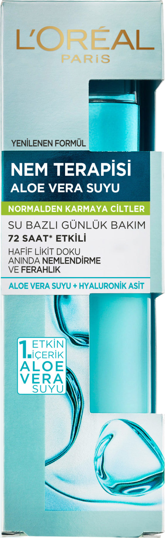L'Oréal Paris Nem Terapisi Aloe Vera Suyu Normalden Karmaya Ciltler