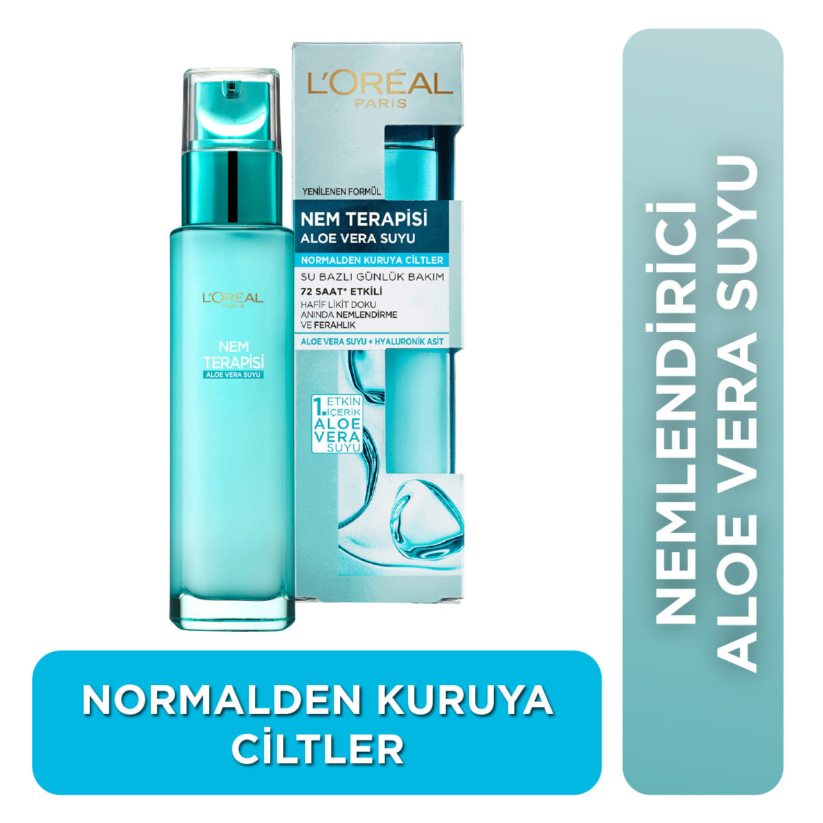 L'Oréal Paris Nem Terapisi Aloe Vera Suyu Normalden Kuruya Ciltler