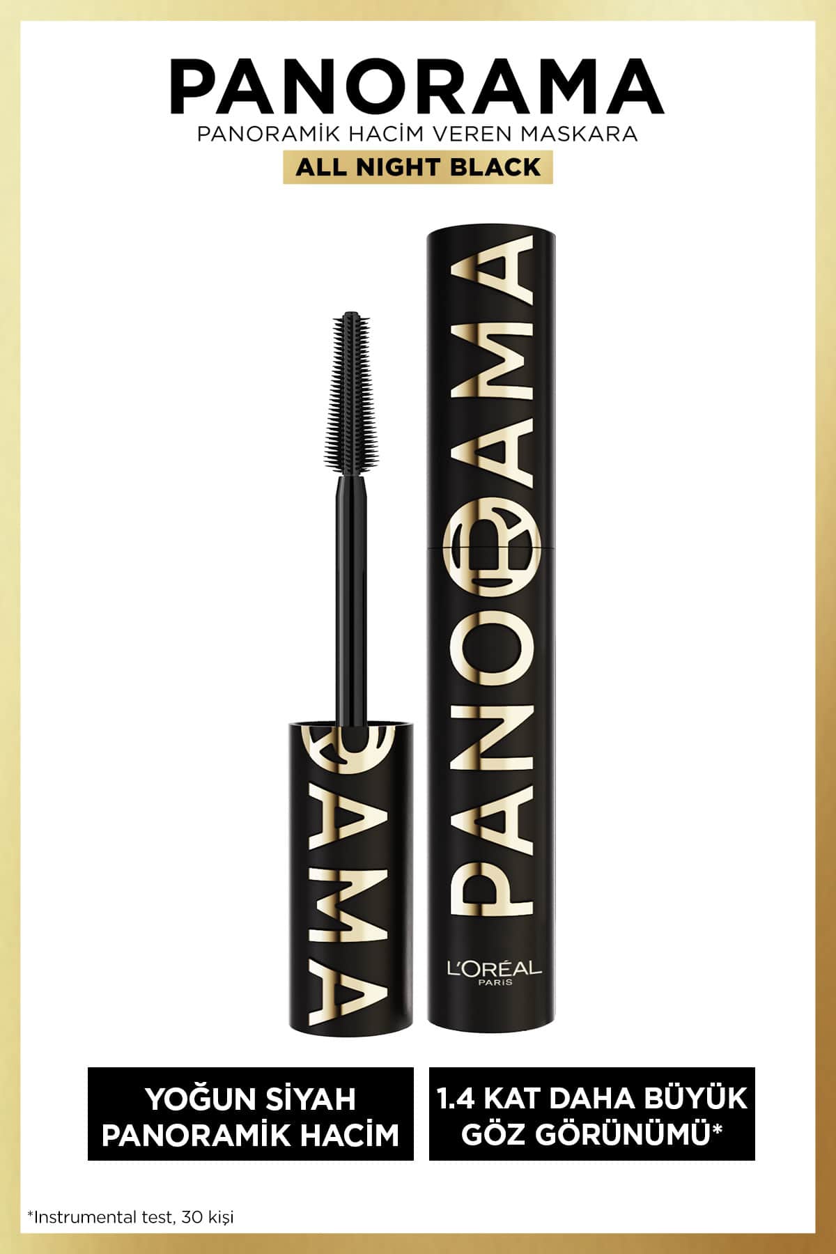 L’Oréal Paris L'Oréal Paris Panorama Hacim Veren Maskara All Night Black