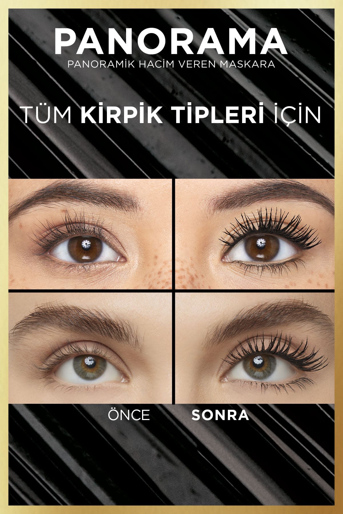 L'Oréal Paris Panorama Hacim Veren Maskara Siyah