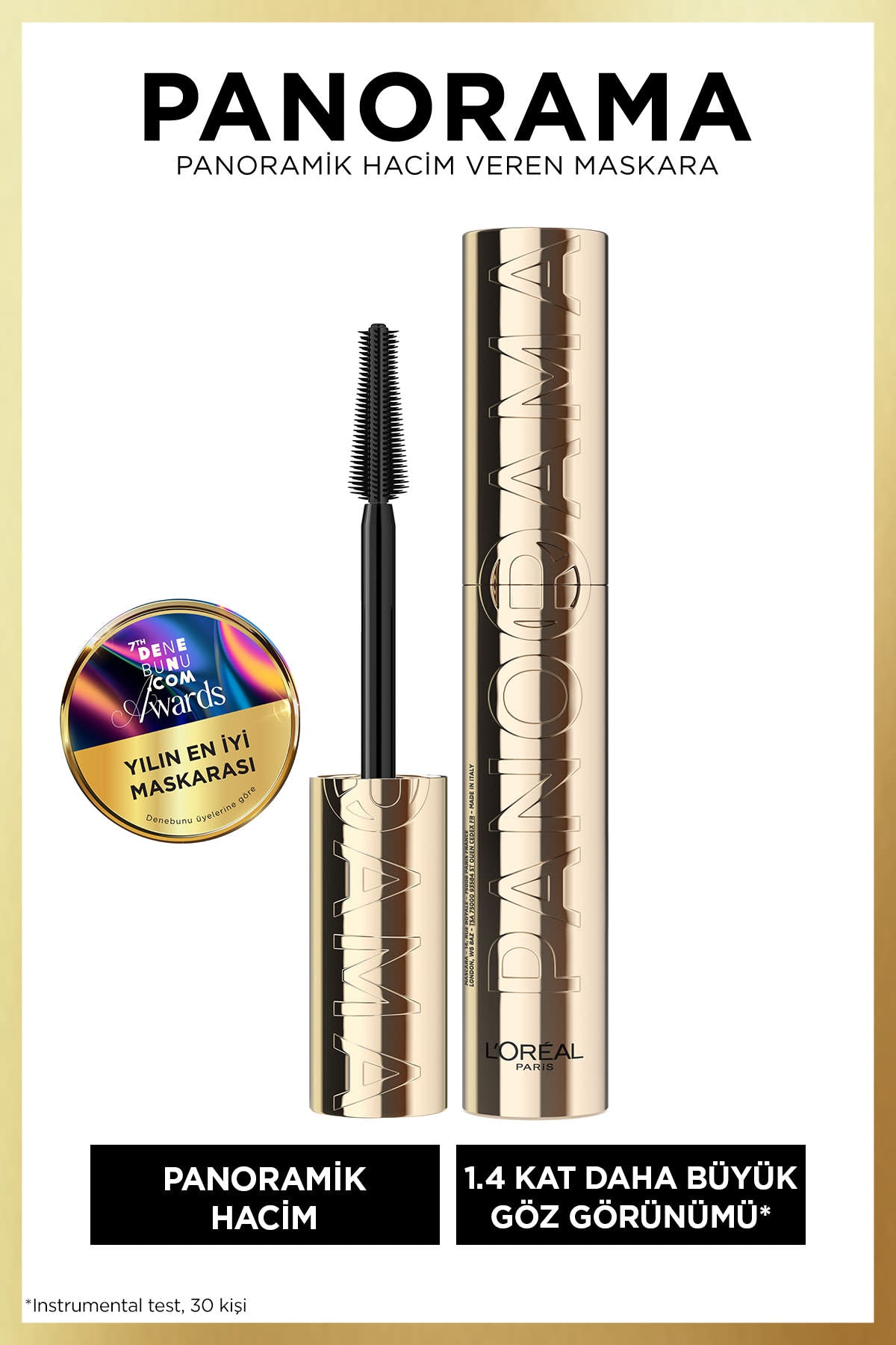 L'Oréal Paris Panorama Hacim Veren Maskara Siyah