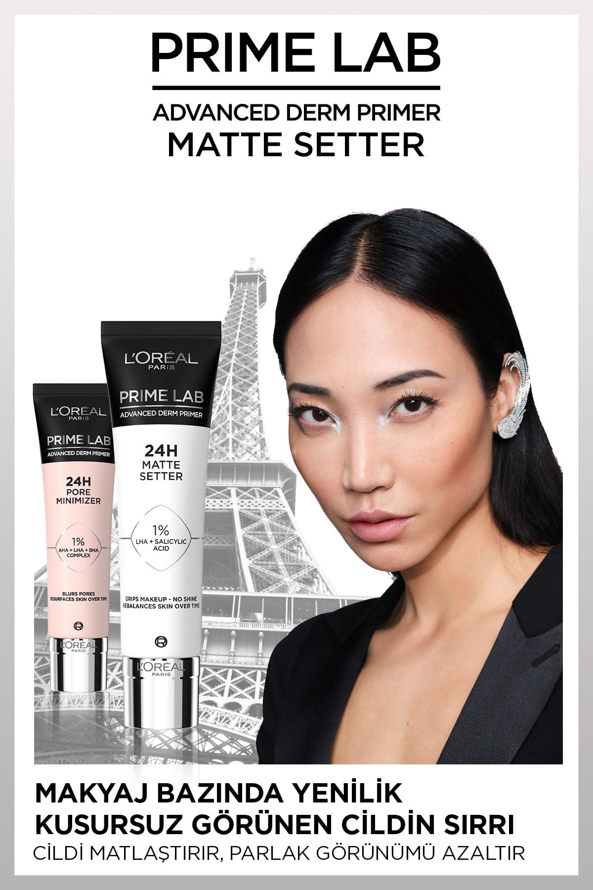 L'Oréal Paris Prime Lab Matte Setter Matlaştırıcı Salisilik Asit İçeren Primer