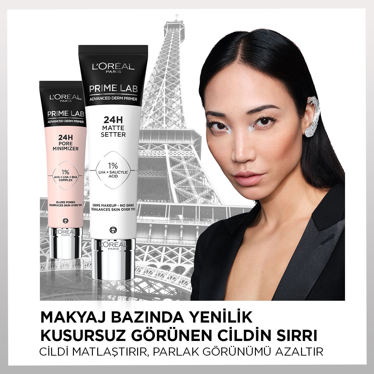 L'Oréal Paris Prime Lab Matte Setter Matlaştırıcı Salisilik Asit İçeren Primer