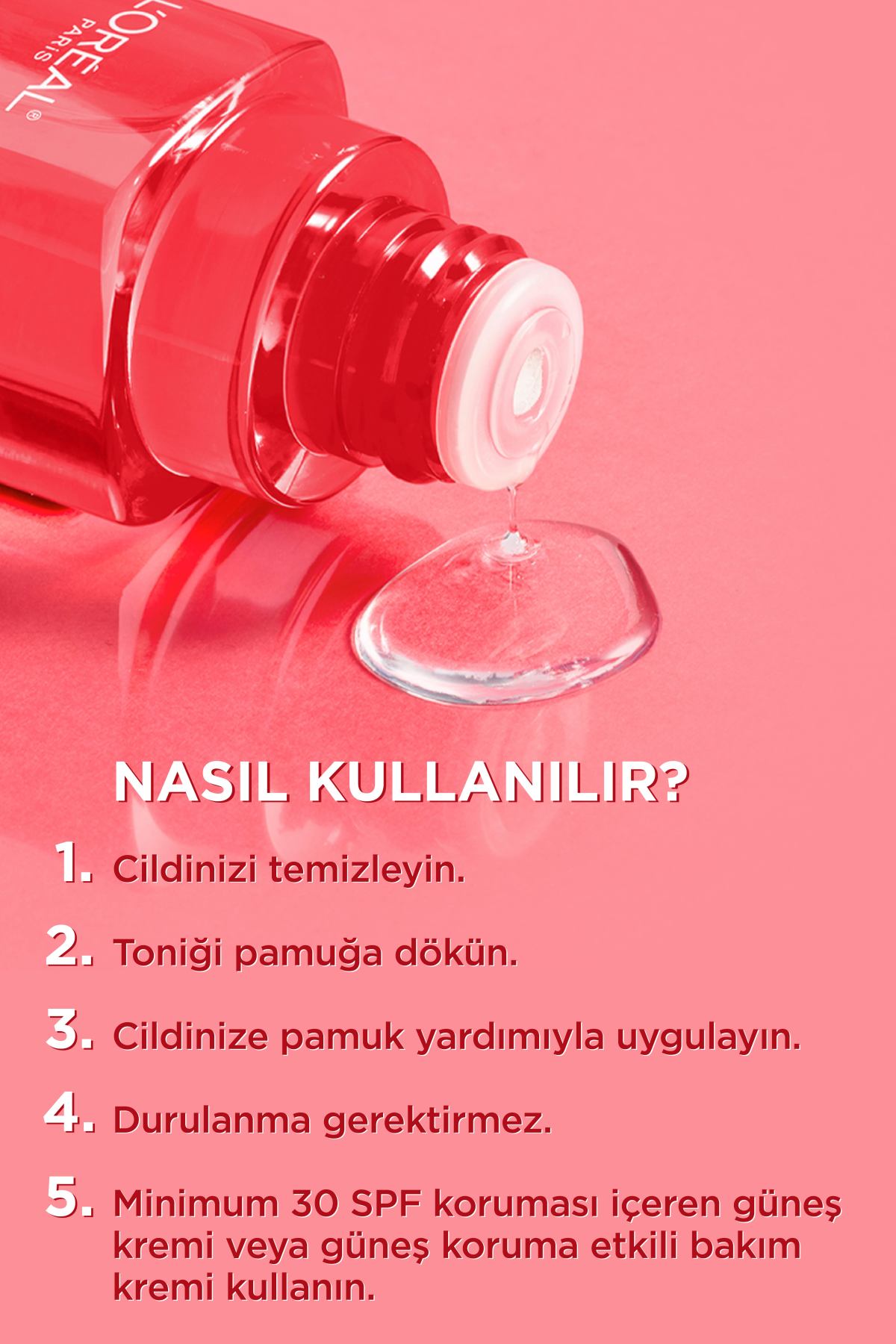 L'Oréal Paris Revitalift %5 Saf Glikolik Asit Peeling Etkili Tonik 180ml