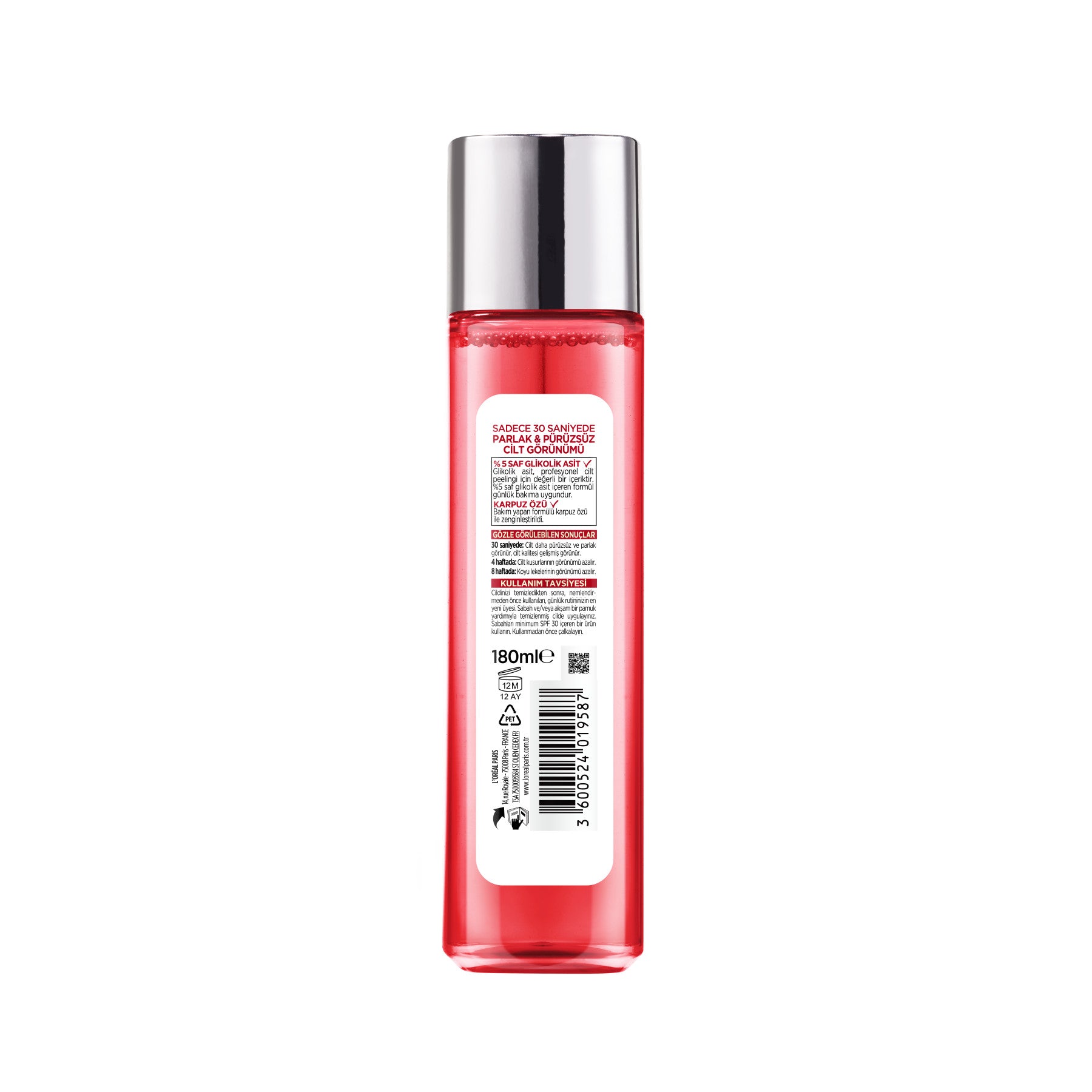 L'Oréal Paris Revitalift %5 Saf Glikolik Asit Peeling Etkili Tonik 180ml