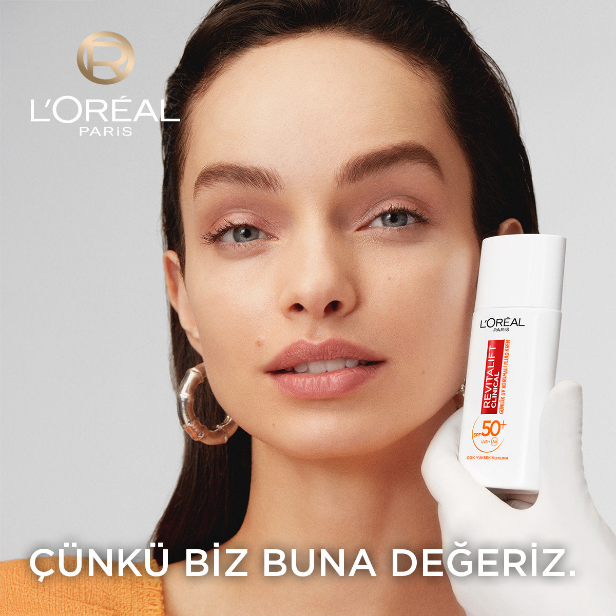 L'Oréal Paris Revitalift Clinical SPF 50+ Günlük Yüksek UV Korumalı Yüz Güneş Kremi 50ml
