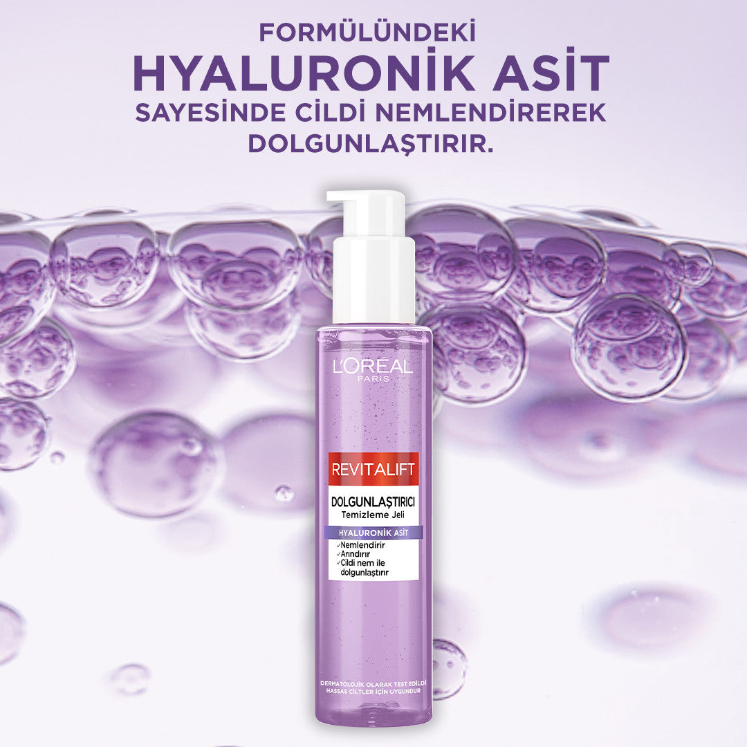 L'Oréal Paris Revitalift Dolgunlaştırıcı Temizleme Jeli 150ml - Hyaluronik Asit (copy)