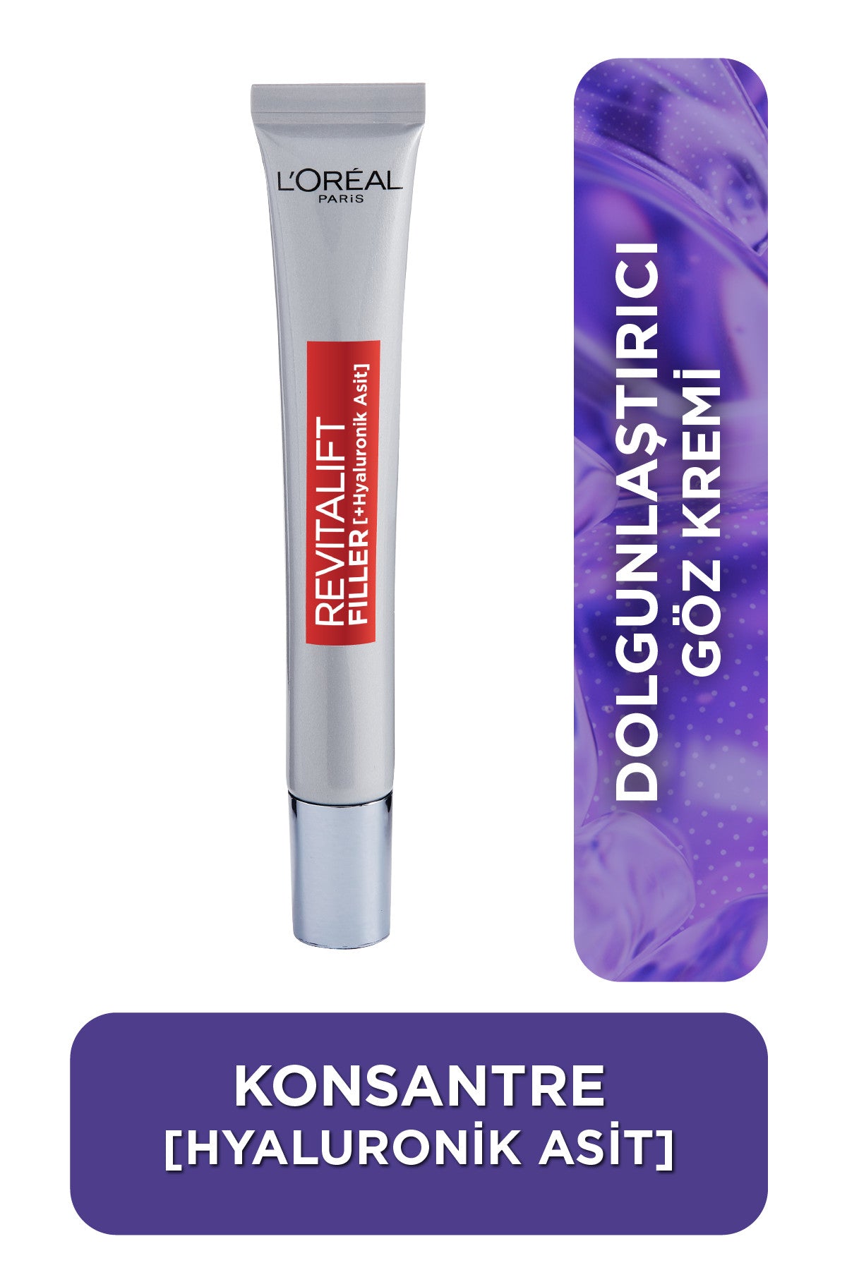 L'Oréal Paris Revitalift Filler Dolgunlaştırıcı Yaşlanma Karşıtı Göz Bakım Kremi 15ml -Hyaluronik Asit