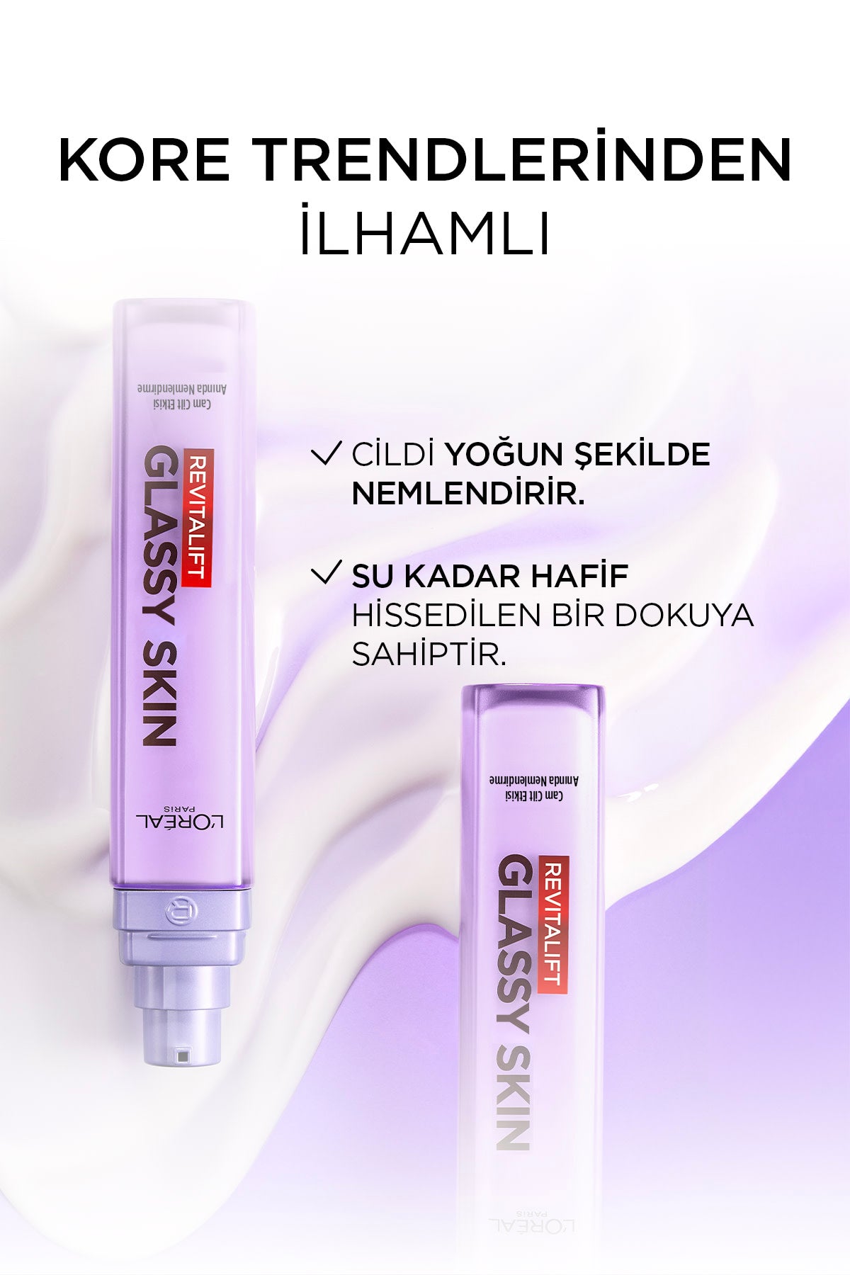 L'Oréal Paris Revitalift Filler Glassy Skin Cam Cilt Görünümü Veren [Hyaluronik Asit] İçeren Nemlendirici Krem 50ml
