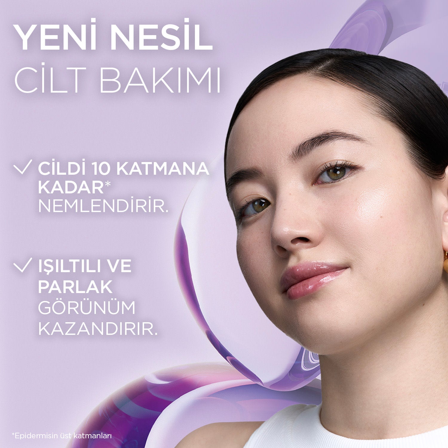 L'Oréal Paris Revitalift Filler Glassy Skin Cam Cilt Görünümü Veren [Hyaluronik Asit] İçeren Nemlendirici Krem 50ml