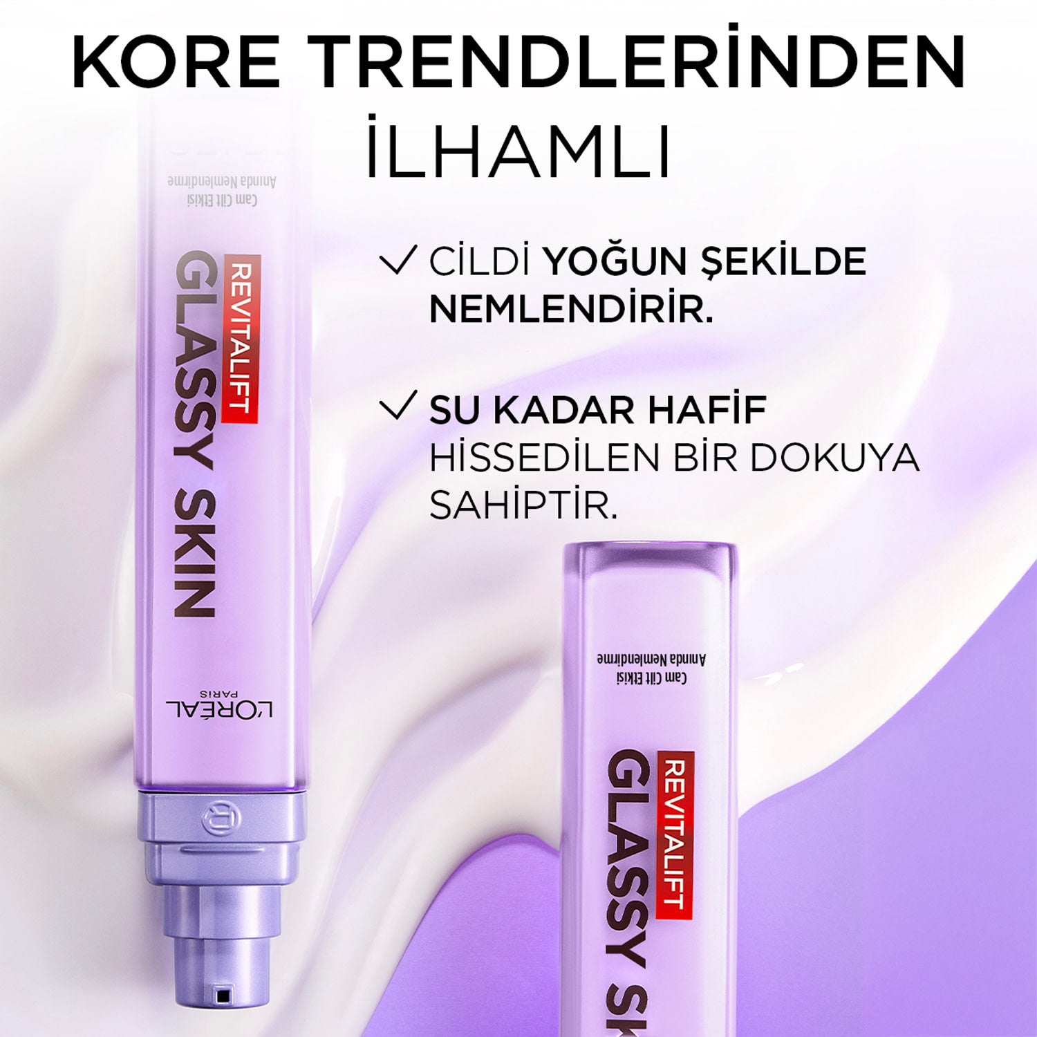 L'Oréal Paris Revitalift Filler Glassy Skin Cam Cilt Görünümü Veren [Hyaluronik Asit] İçeren Nemlendirici Krem 50ml