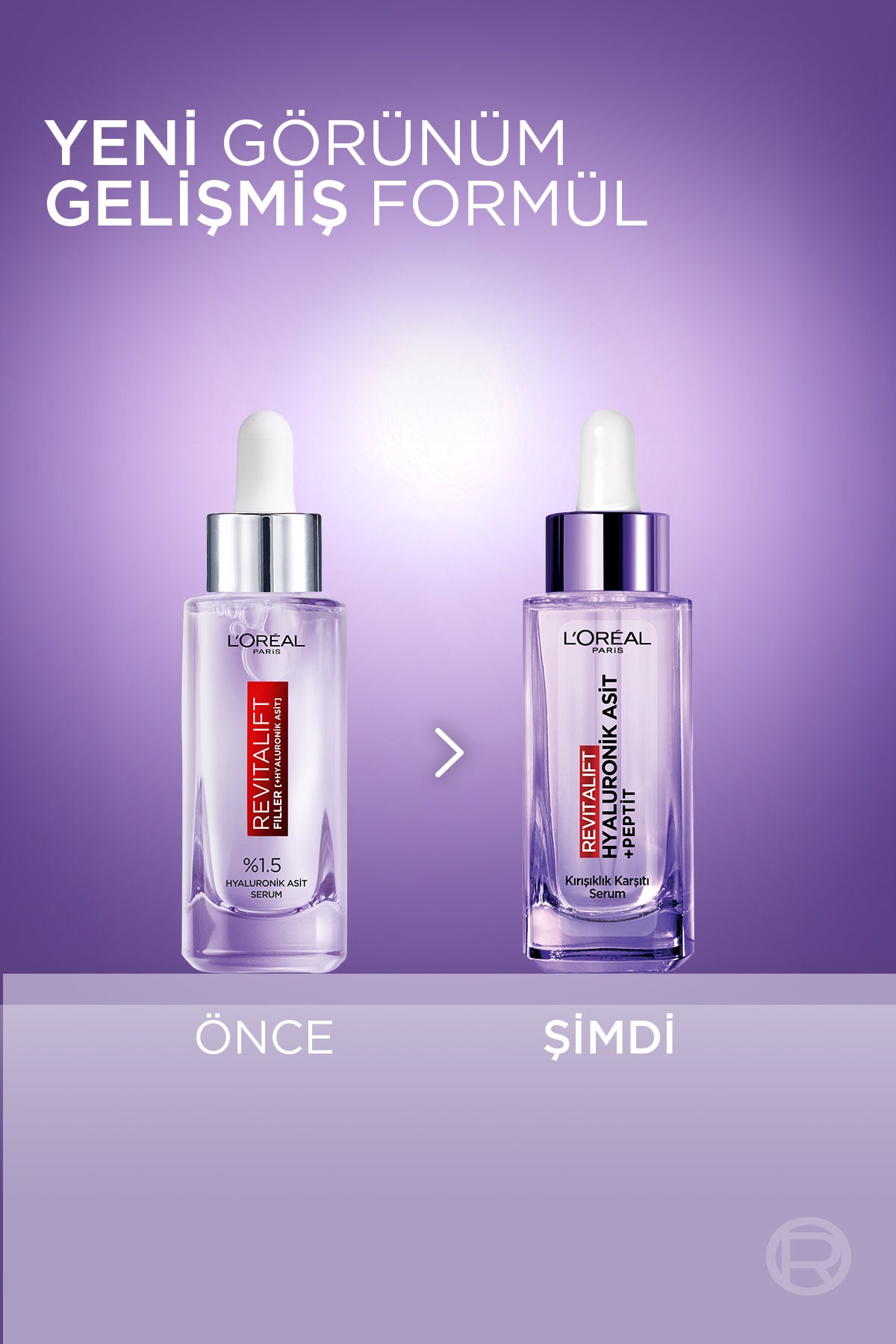L'Oréal Paris Revitalift Filler [Saf Hyaluronik Asit] İçeren Nemlendirici Dolgunlaştırıcı Kırışıklık Karşıtı Serum 30 ML