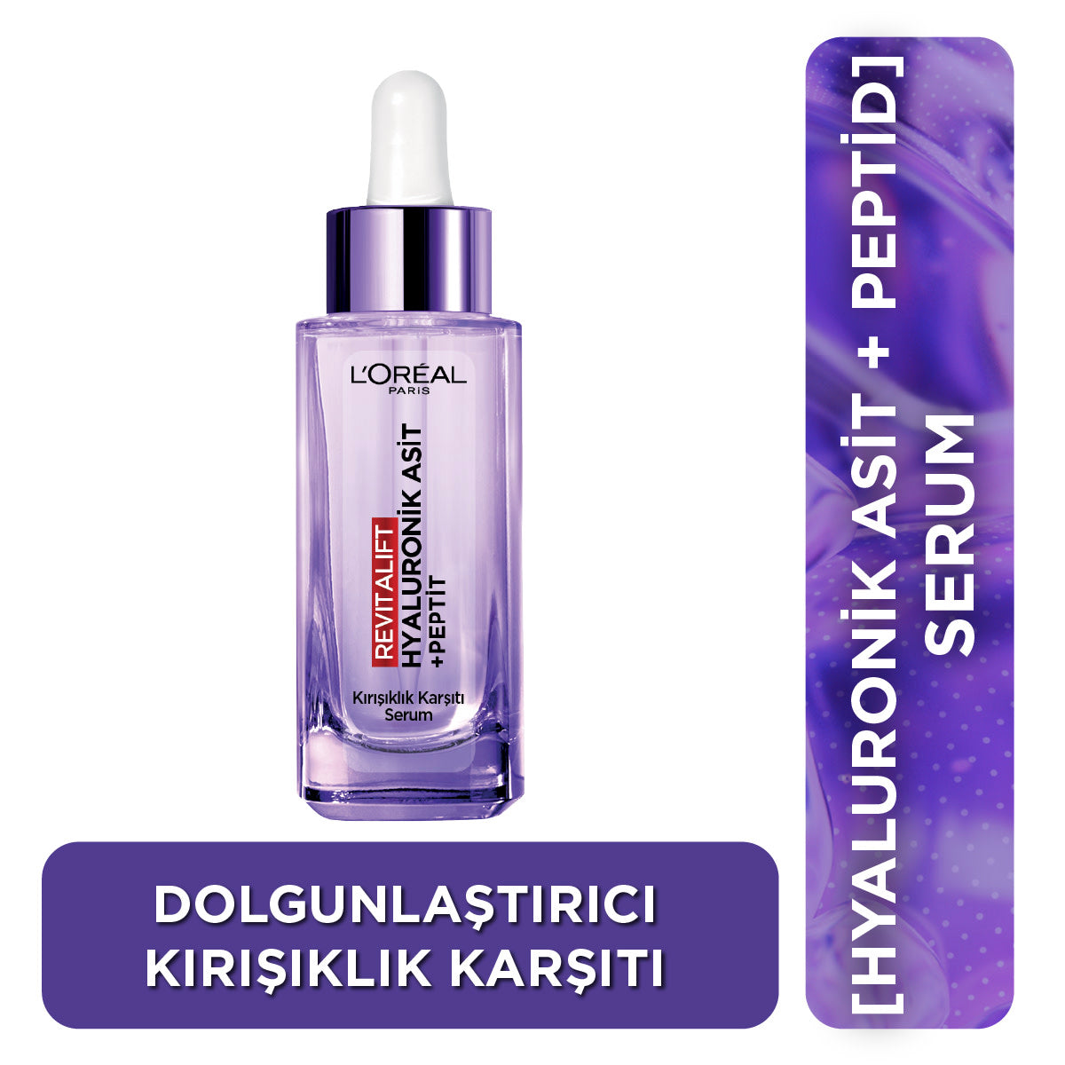 L'Oréal Paris Revitalift Filler [Saf Hyaluronik Asit] İçeren Nemlendirici Dolgunlaştırıcı Kırışıklık Karşıtı Serum 30 ML
