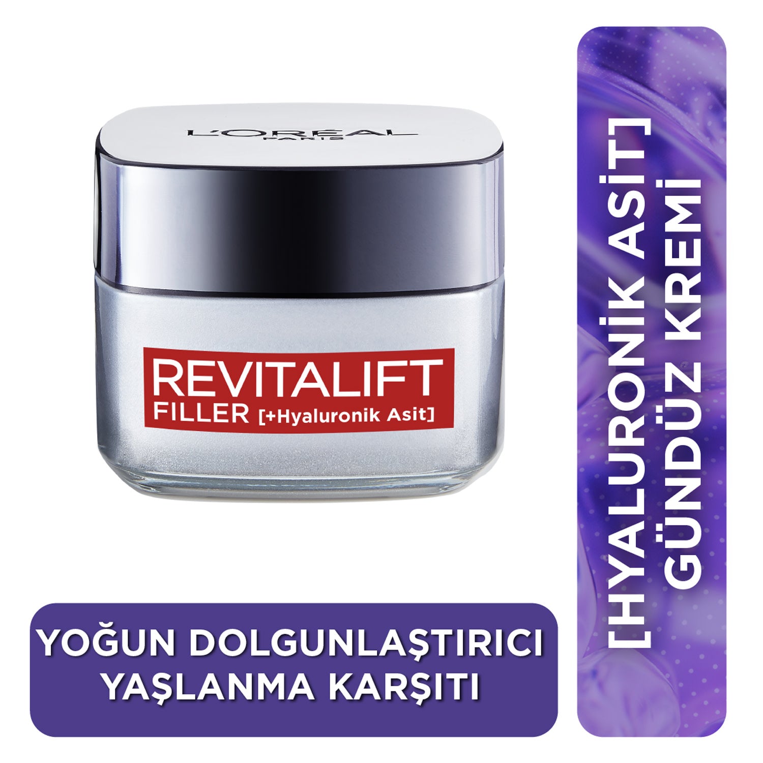L'Oréal Paris Revitalift Filler Yoğun Dolgunlaştırıcı Yaşlanma Karşıtı Gündüz Kremi 50ml - Hyaluronik Asit