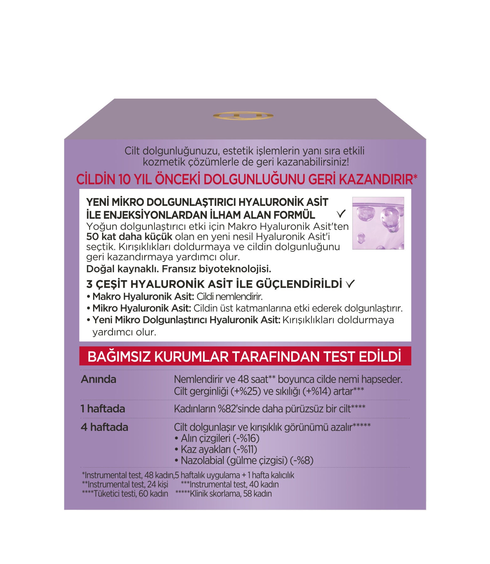 L'Oréal Paris Revitalift Filler Yoğun Dolgunlaştırıcı Yaşlanma Karşıtı Gündüz Kremi 50ml - Hyaluronik Asit