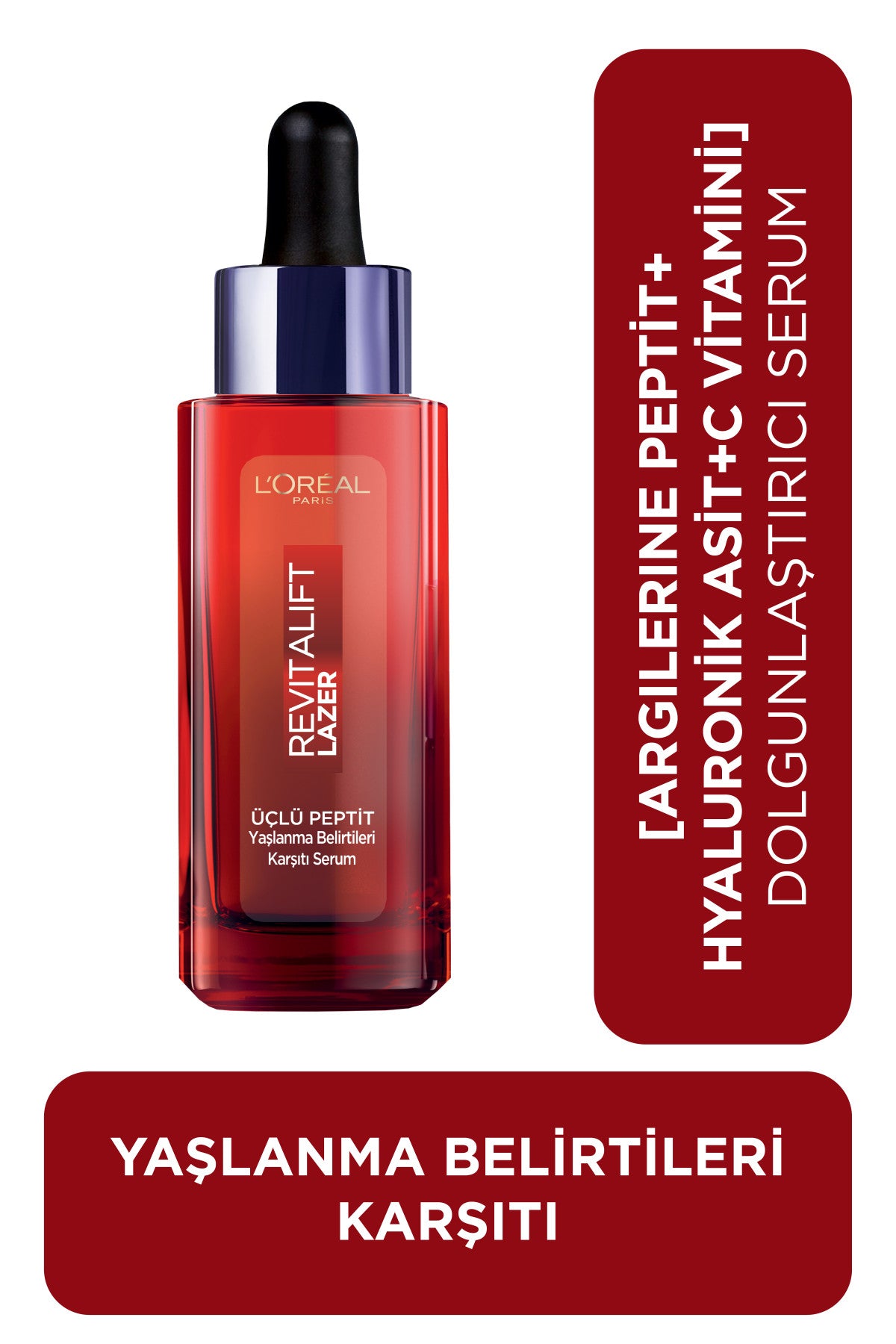 L'Oréal Paris Revitalift Lazer Yaşlanma Belirtileri Karşıtı Üçlü Peptit Bakım Serumu