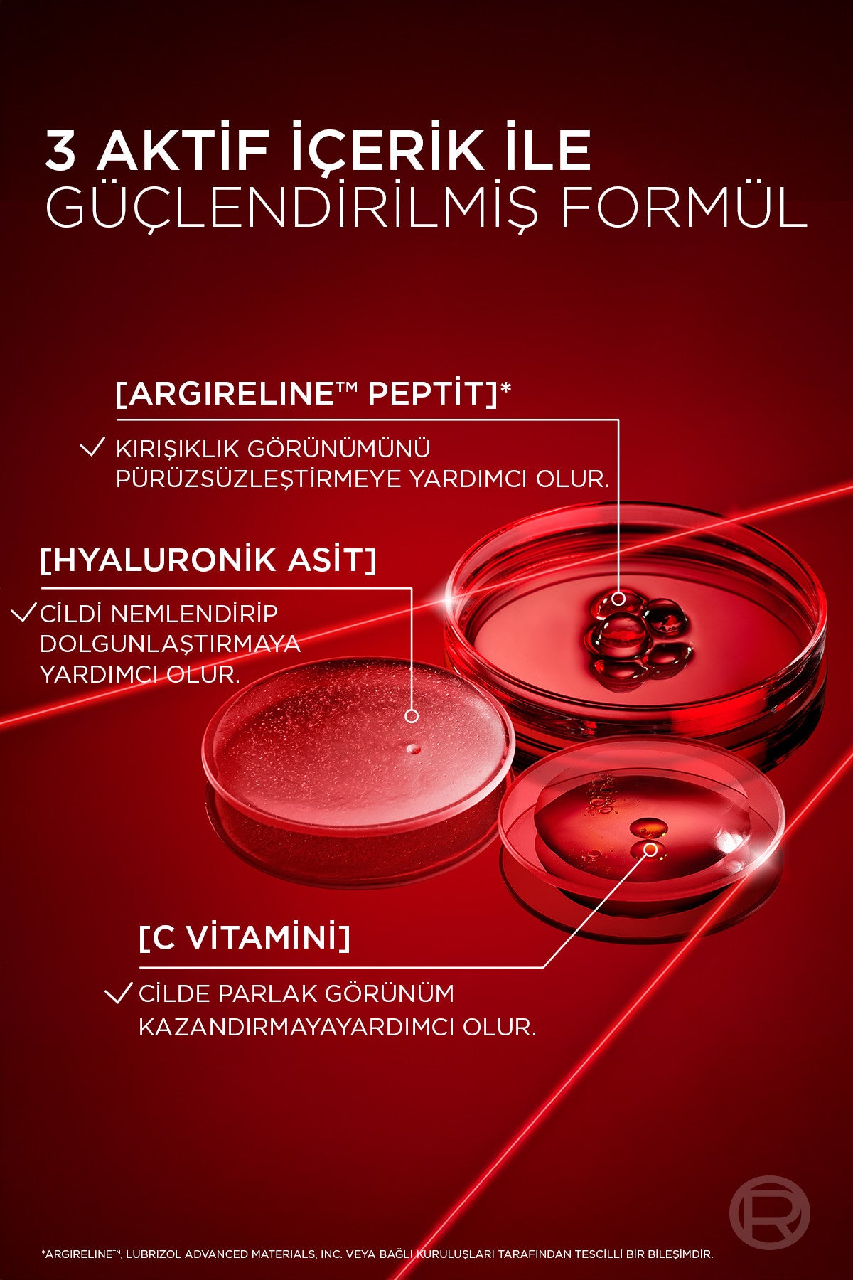 L'Oréal Paris Revitalift Lazer Yaşlanma Belirtileri Karşıtı Üçlü Peptit Bakım Serumu