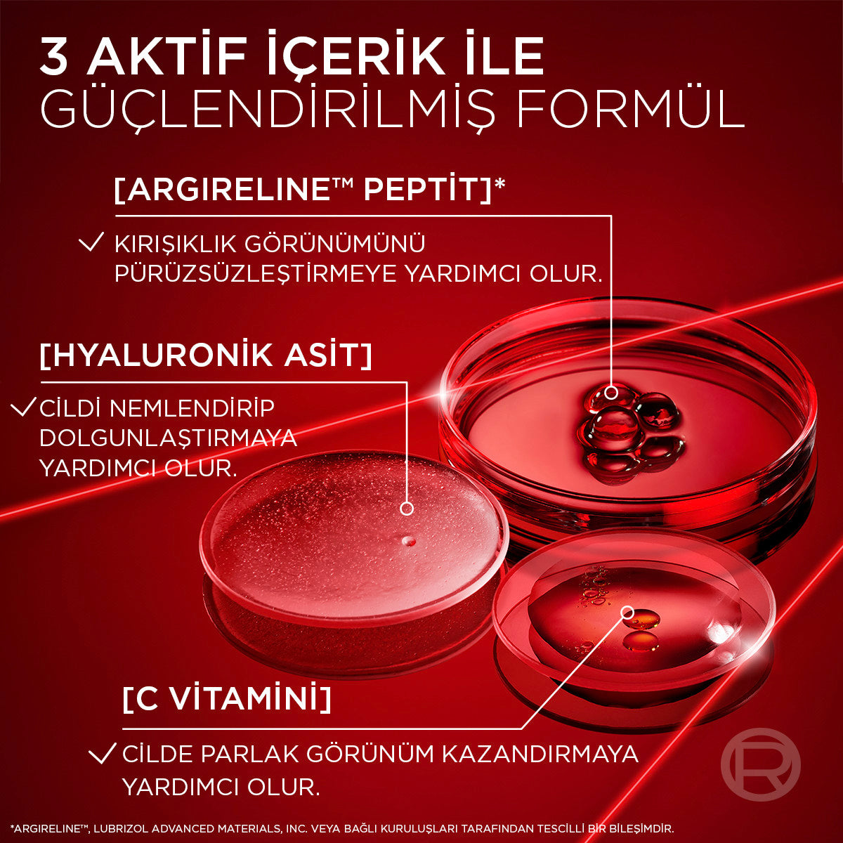 L'Oréal Paris Revitalift Lazer Yaşlanma Belirtileri Karşıtı Üçlü Peptit Bakım Serumu