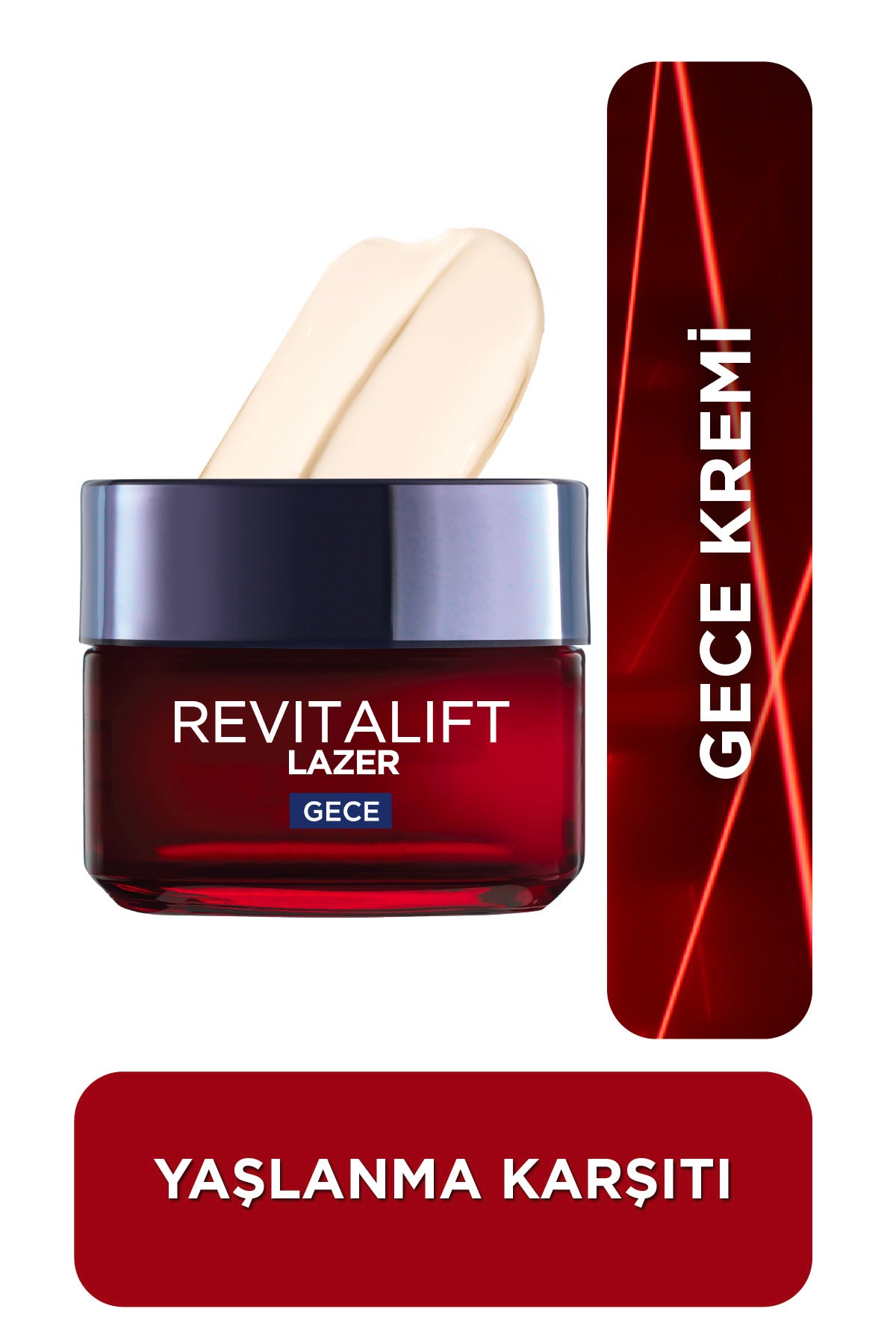 L'Oréal Paris Revitalift Lazer Yoğun Yaşlanma Karşıtı Gece Bakım Kremi