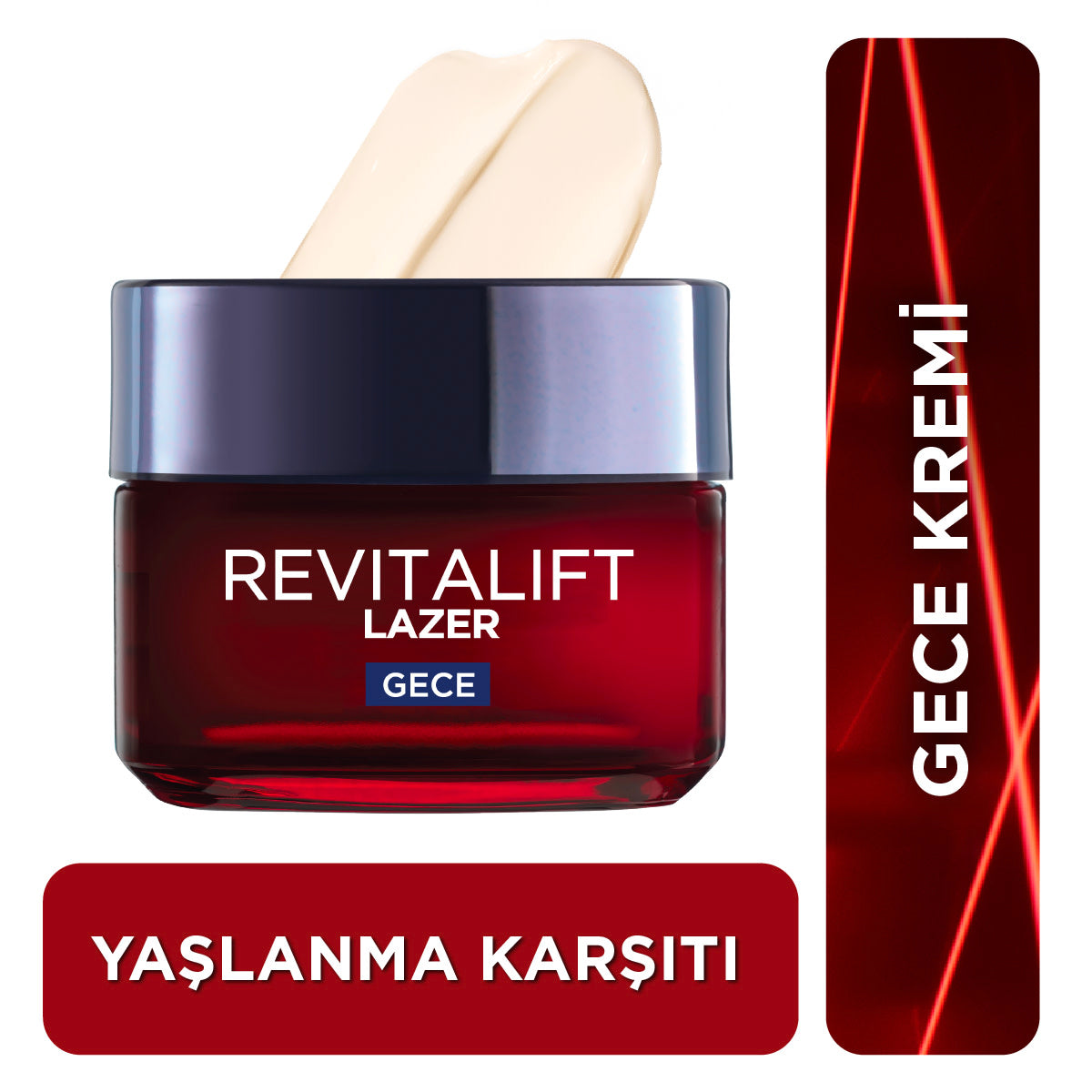 L'Oréal Paris Revitalift Lazer Yoğun Yaşlanma Karşıtı Gece Bakım Kremi