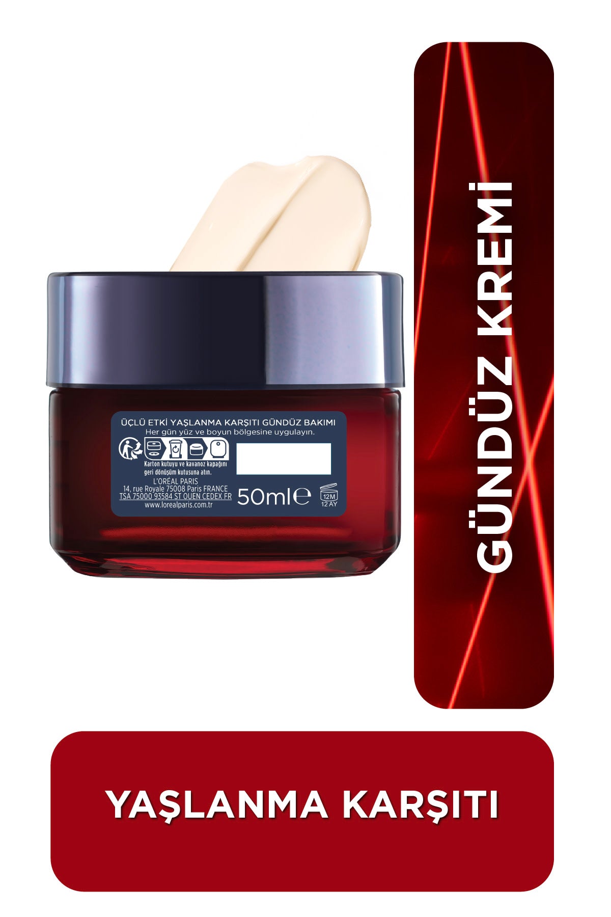 L'Oréal Paris Revitalift Lazer Yoğun Yaşlanma Karşıtı Gündüz Bakım Kremi