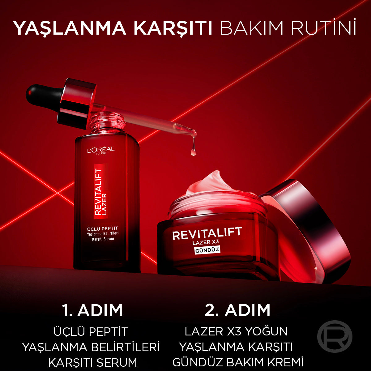 L'Oréal Paris Revitalift Lazer Yoğun Yaşlanma Karşıtı Gündüz Bakım Kremi