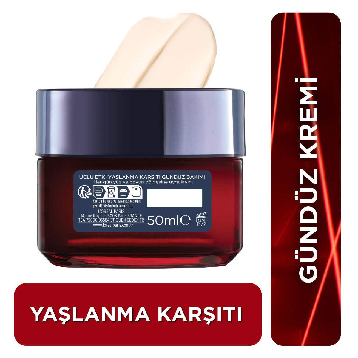 L'Oréal Paris Revitalift Lazer Yoğun Yaşlanma Karşıtı Gündüz Bakım Kremi